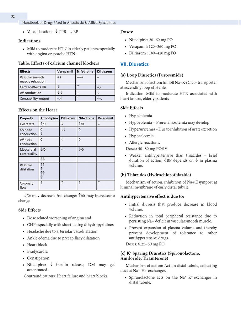 Handbook of Drugs Used in Anesthesia &amp; Allied Specialities - Conceptual ...