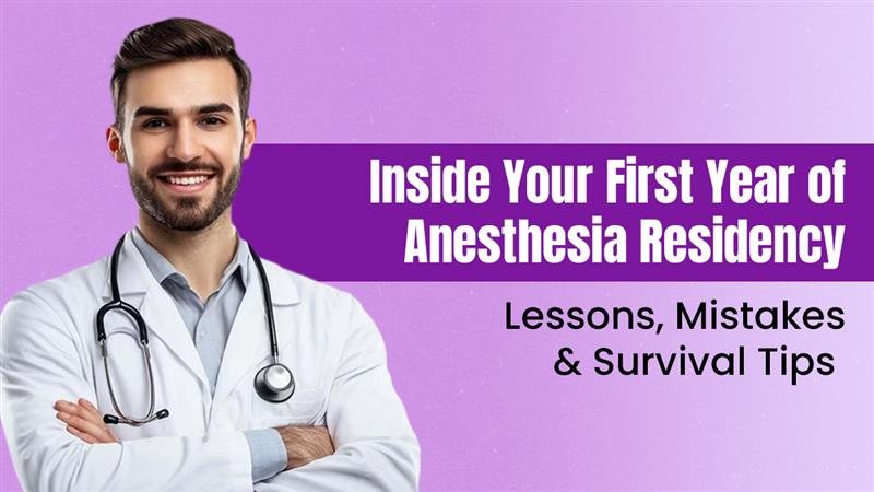 Inside Your First Year of Anesthesia Residency: Lessons, Mistakes & Survival Tips 